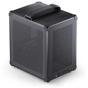 Jonsbo C6-ITX Lille formfaktor Mini ITX Ingen strømforsyning Sort