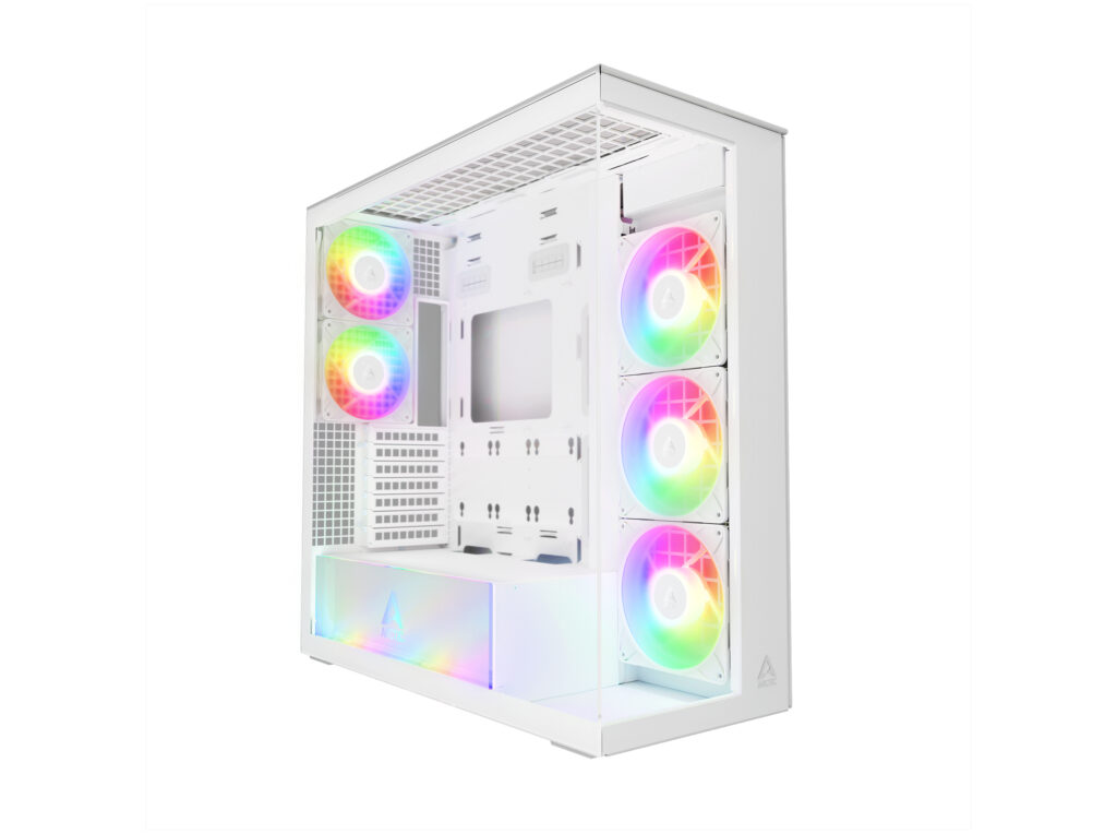 Arctic Xtender Case White Tårn Udvidet ATX Ingen strømforsyning Glass Hvid