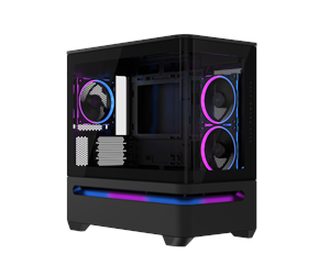 ASUS AP202 ARGB Black - Kabinet - Miditower - Sort