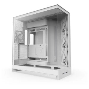 NZXT H9 Flow 2025 Tårn ATX Ingen strømforsyning Hvid