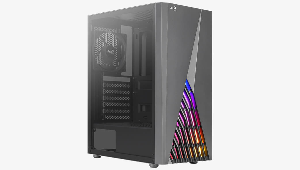 Aerocool Delta-A-BK-V1 - ATX - Mid Tower Kabinet Tårn - Sort - Image 5