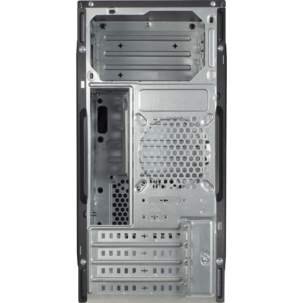 Inter-Tech IT-6521 Straight micro-ATX Ingen strømforsyning Sort - Image 3