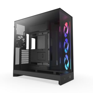 NZXT H9 Flow RGB 2025 Tårn ATX Ingen strømforsyning Sort