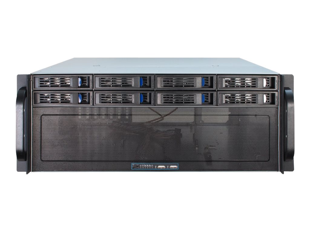 Inter-Tech IPC 4U-4408 Rackversion Forlænget ATX / SSI EEB Sort Grå - Image 3