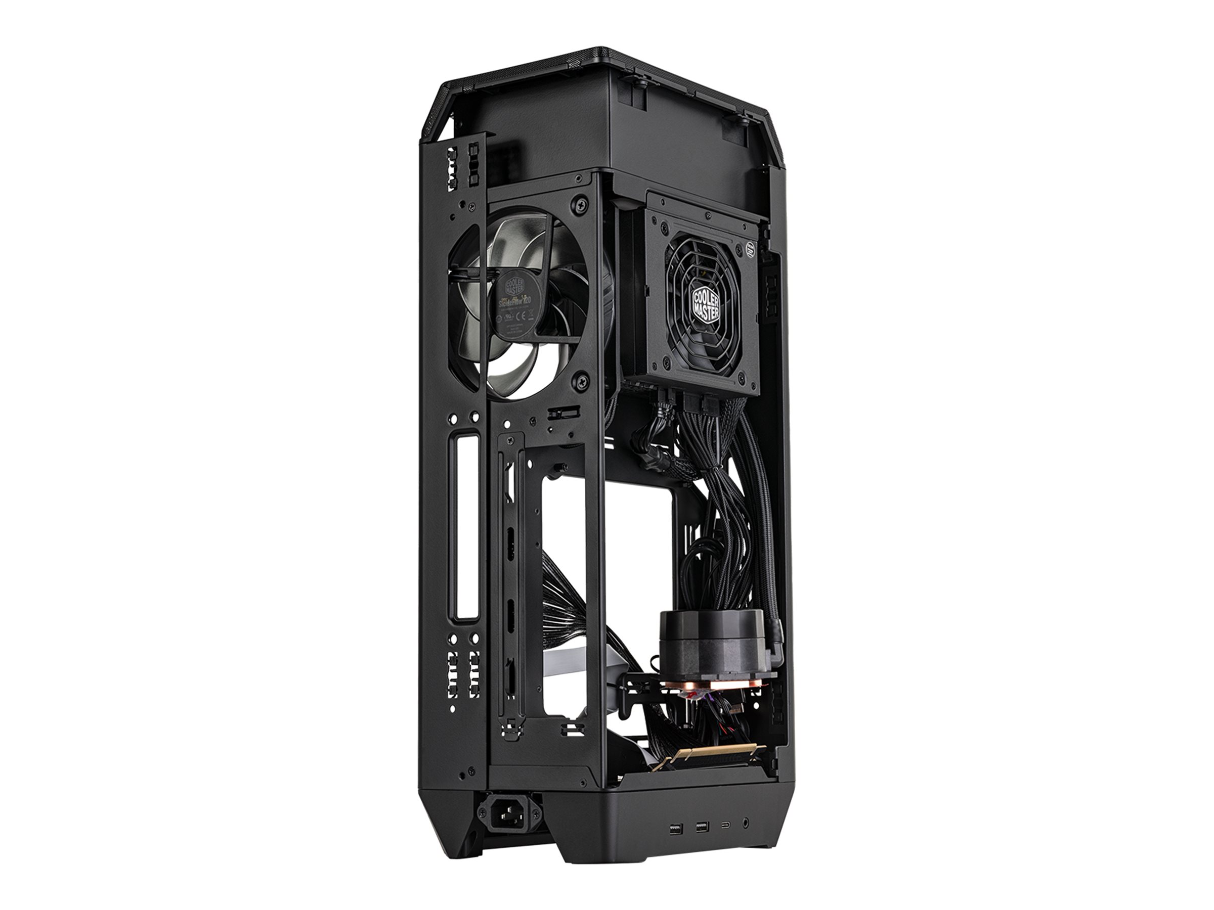 Cooler Master NCORE 100 MAX Ultralille formfaktor ITX 850Watt Strømforsyning Guld - Image 12