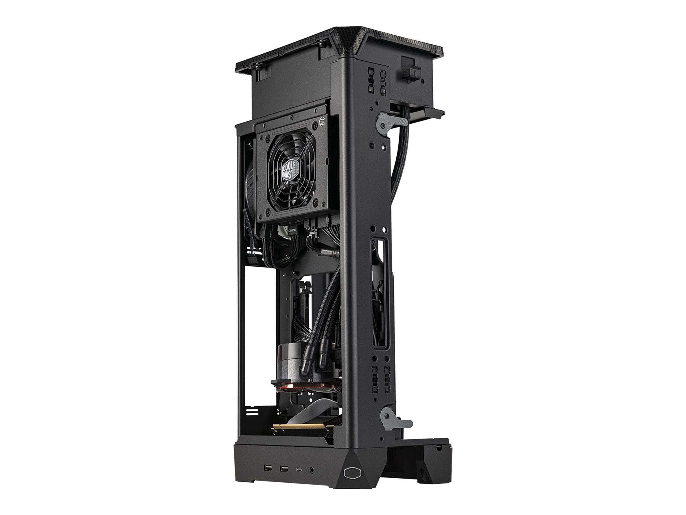 Cooler Master NCORE 100 MAX Ultralille formfaktor ITX 850Watt Strømforsyning Guld - Image 14