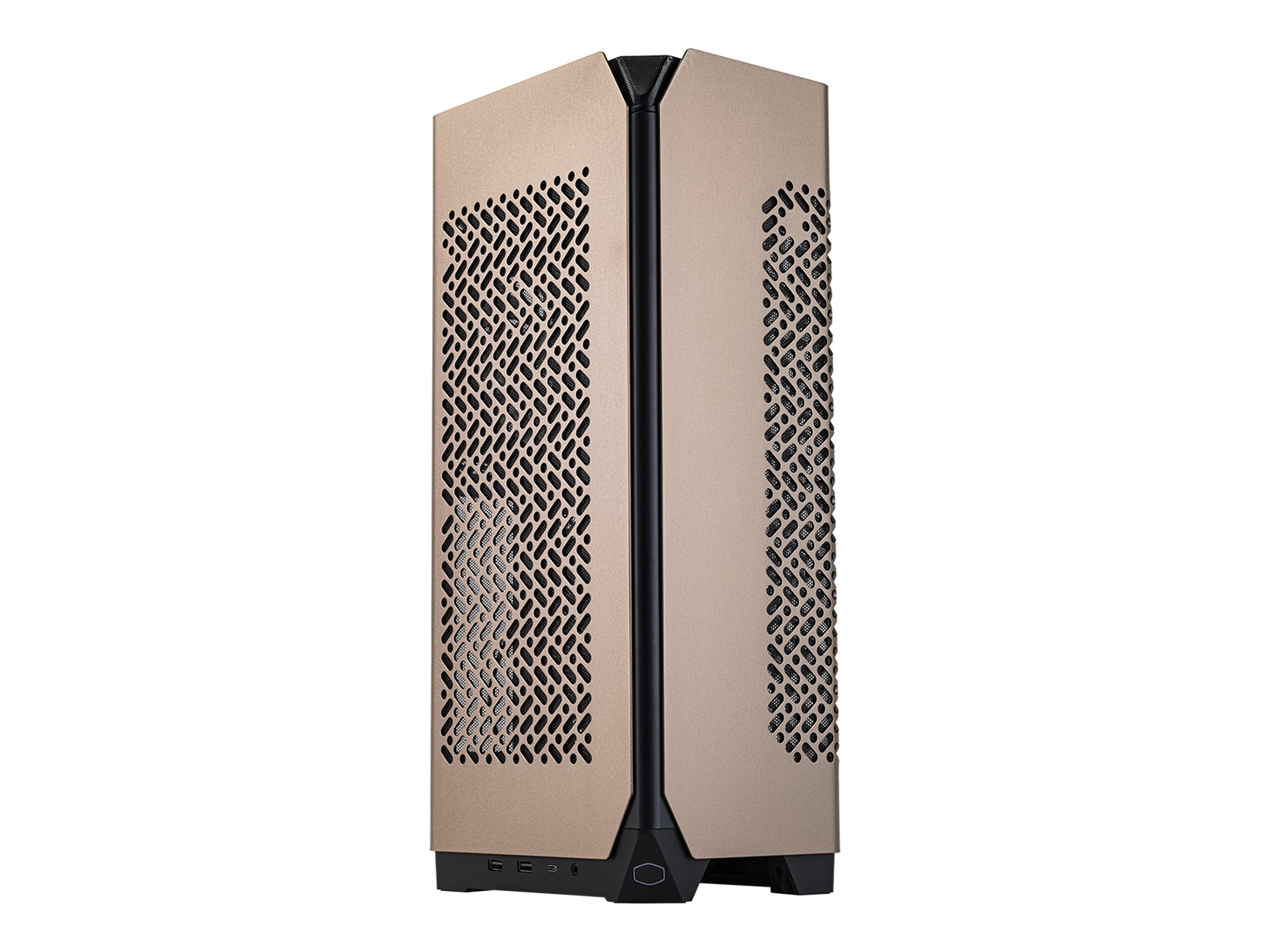 Cooler Master NCORE 100 MAX Ultralille formfaktor ITX 850Watt Strømforsyning Guld