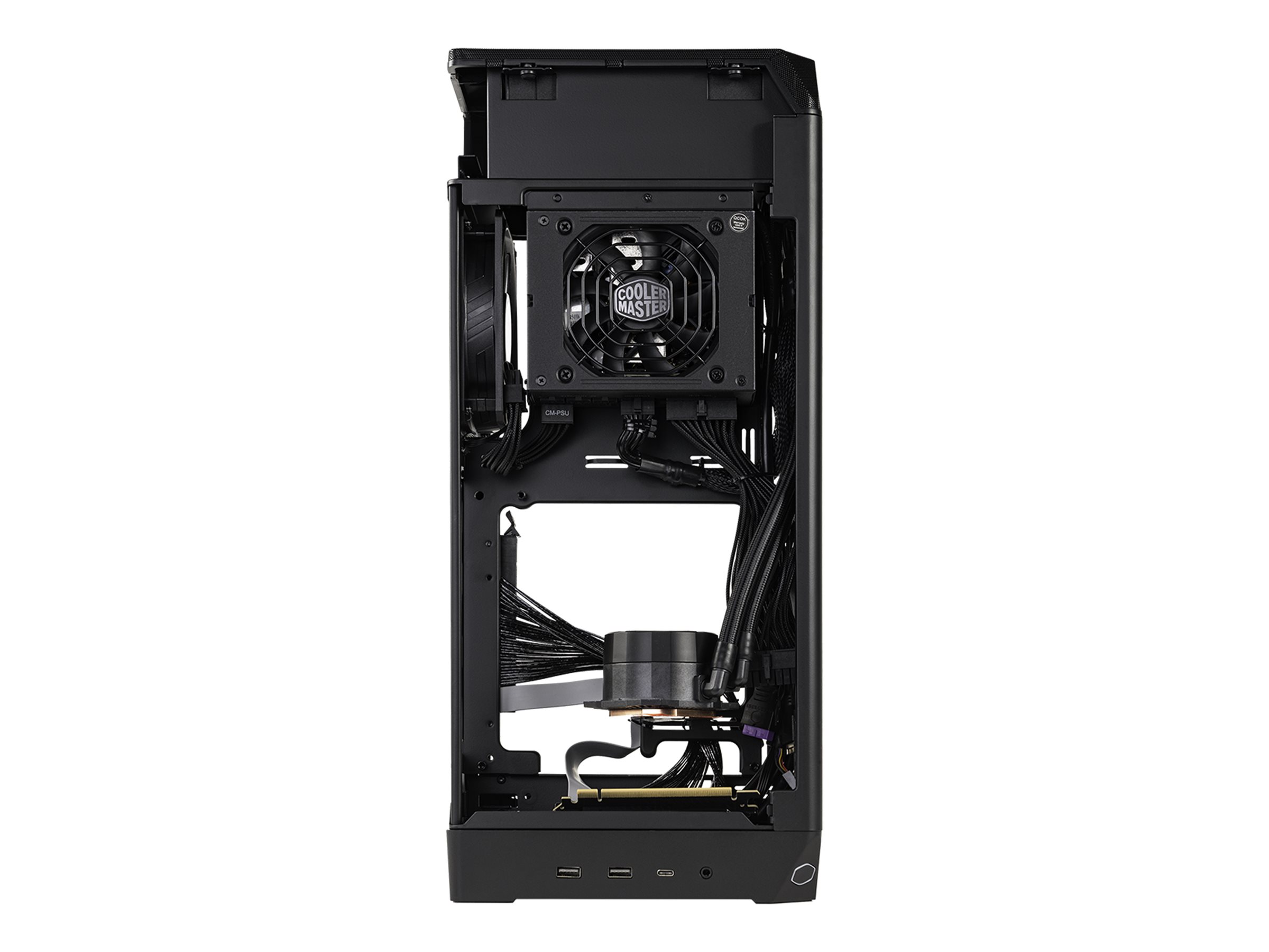 Cooler Master NCORE 100 MAX Ultralille formfaktor ITX 850Watt Strømforsyning Guld - Image 15